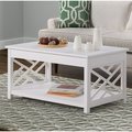 Alaterre Furniture Coventry 36"W Wood Coffee Table ANCT14WH